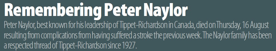Remembering Peter Naylor
