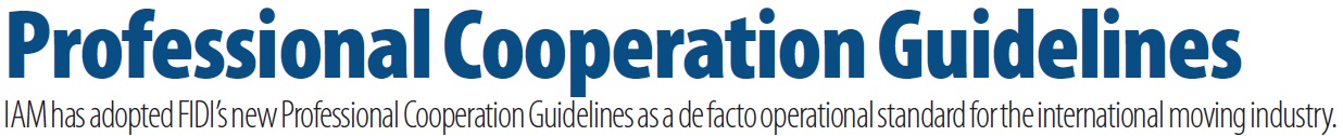 Professional Cooperation Guidelines Professional Cooperation Guidelines
