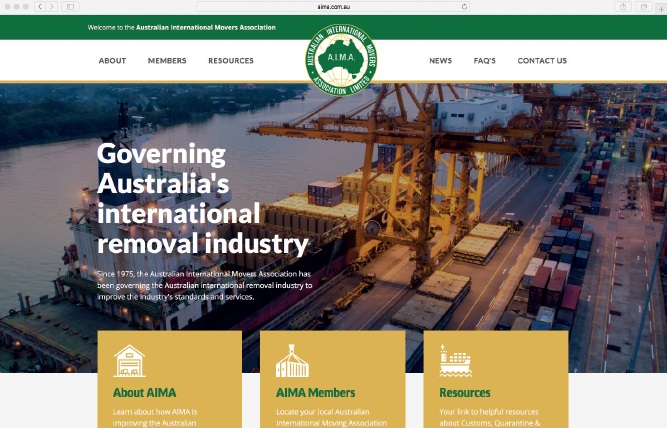 AIMA's recently launched website