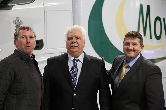 Terry Sinott (centre) with Mark Edwards, Works Manager (left) and Rob Hampton, General Manager
