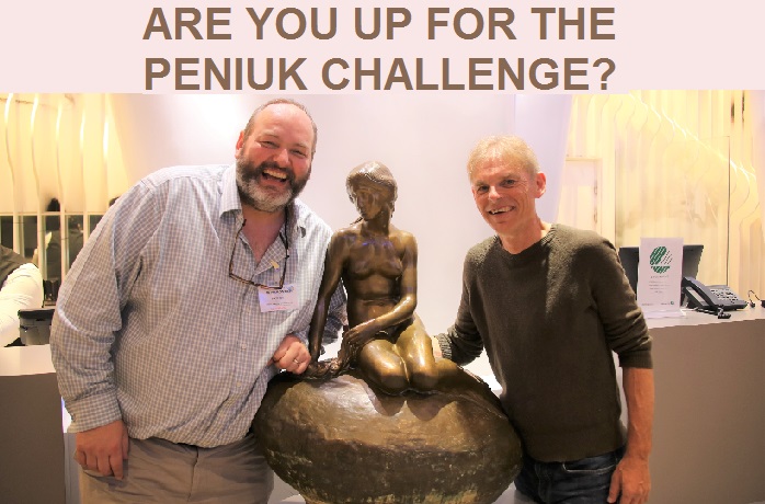 Richard Dolan, accepting the first ever Peniuk Challenge Richard Dolan, accepting the first ever Peniuk Challenge