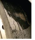 Serious tyre damage found by a VOSA inspector