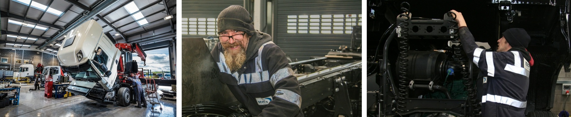 MACS Trucks fitters and workshop