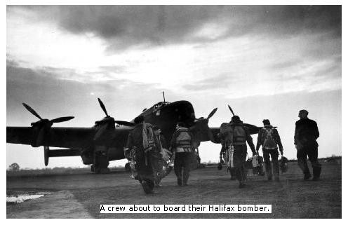 Halifax bomber crew