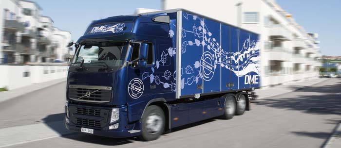 A BioDME Volvo FH test vehicle