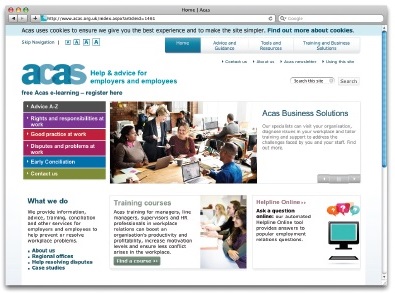 Acas Stress at Work web