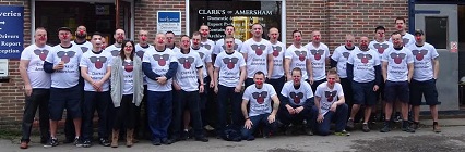 Clarks Staff on Red Nose Dat