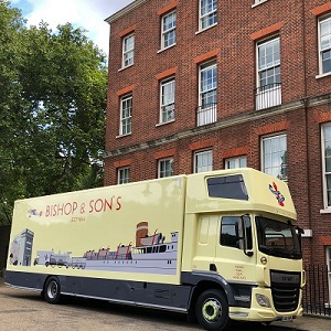 Bishop's 165 Anniversary liveried vehicle