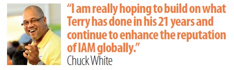 Chuck White is hoping to build on what Terry Head has done in his 21 years at IAM