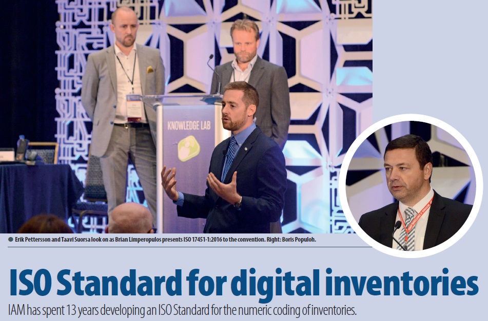 ISO Standard for digital inventories ISO Standard for digital inventories