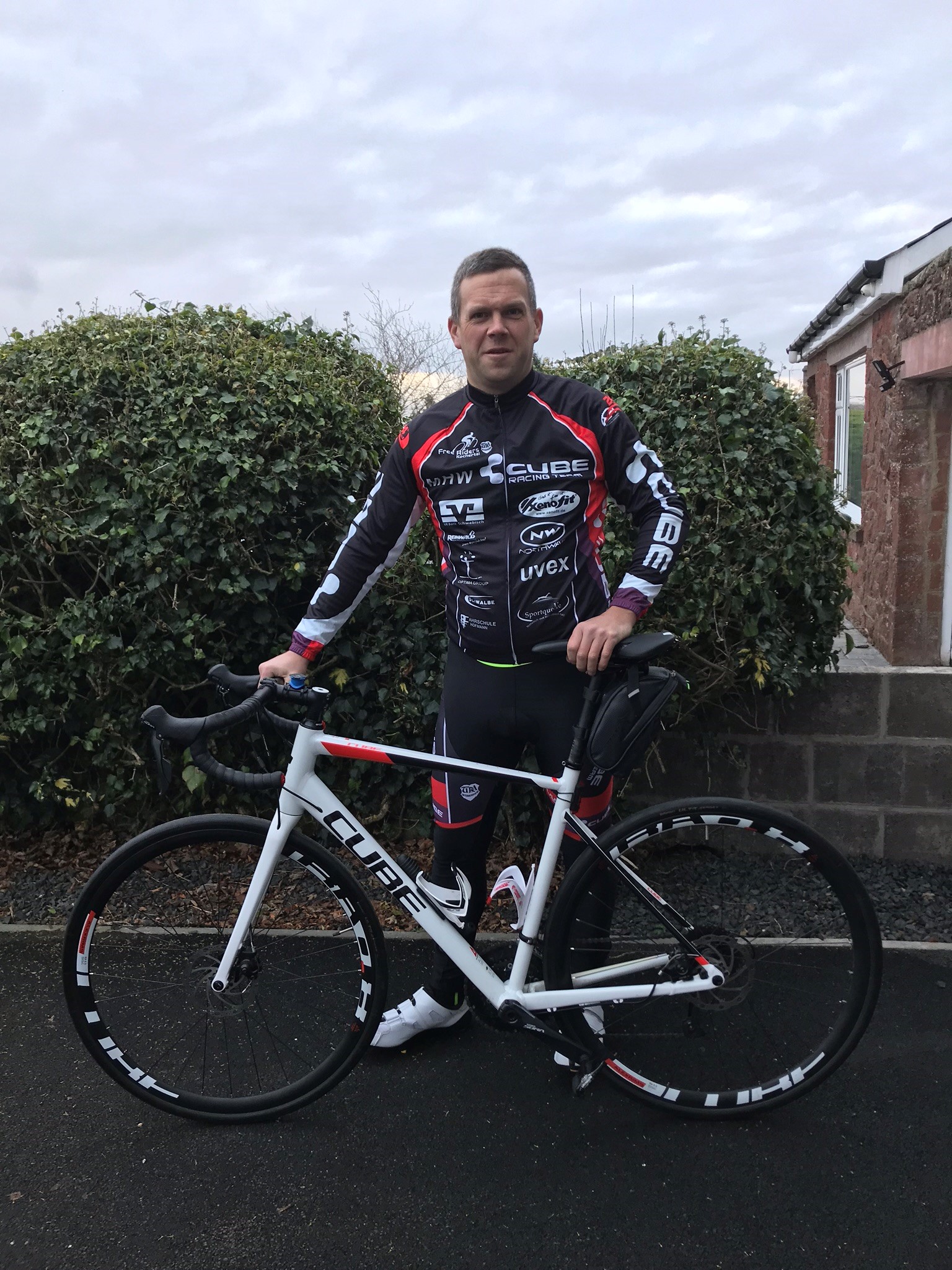 Bobby ready for his cycling challenge
