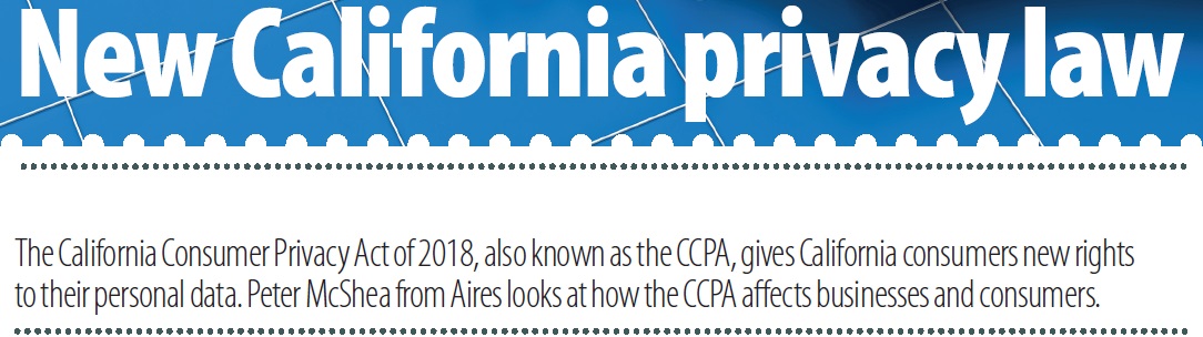 New California privacy law