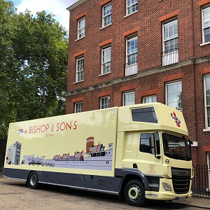 Bishop's 165 Anniversary liveried vehicle