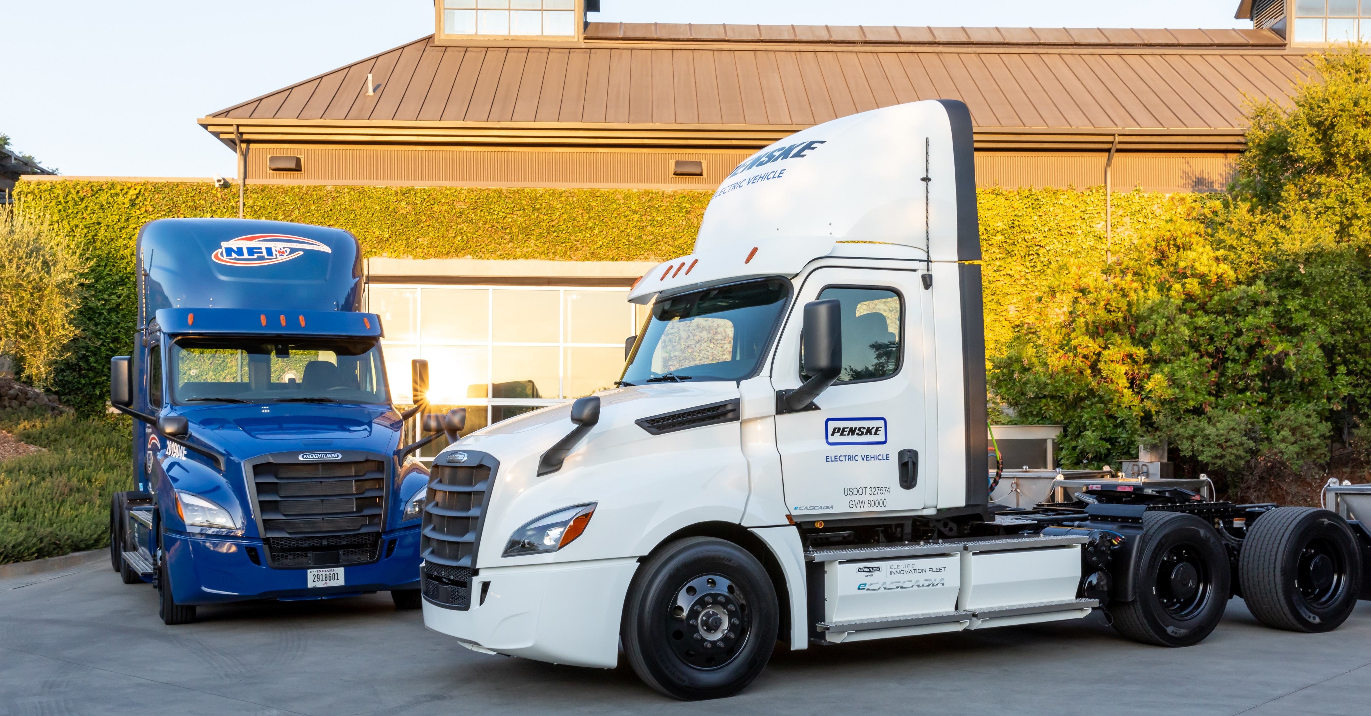 Daimler's first all-electric heavy trucks