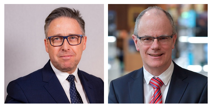 Left - Richard Burnett, RHA; Right - James Hookham, FTA. Left - Richard Burnett, RHA; Right - James Hookham, FTA.