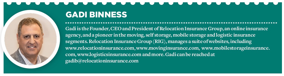 Gadi Binness, CEO and President of Relocation Insurance Group Gadi Binness, CEO and President of Relocation Insurance Group