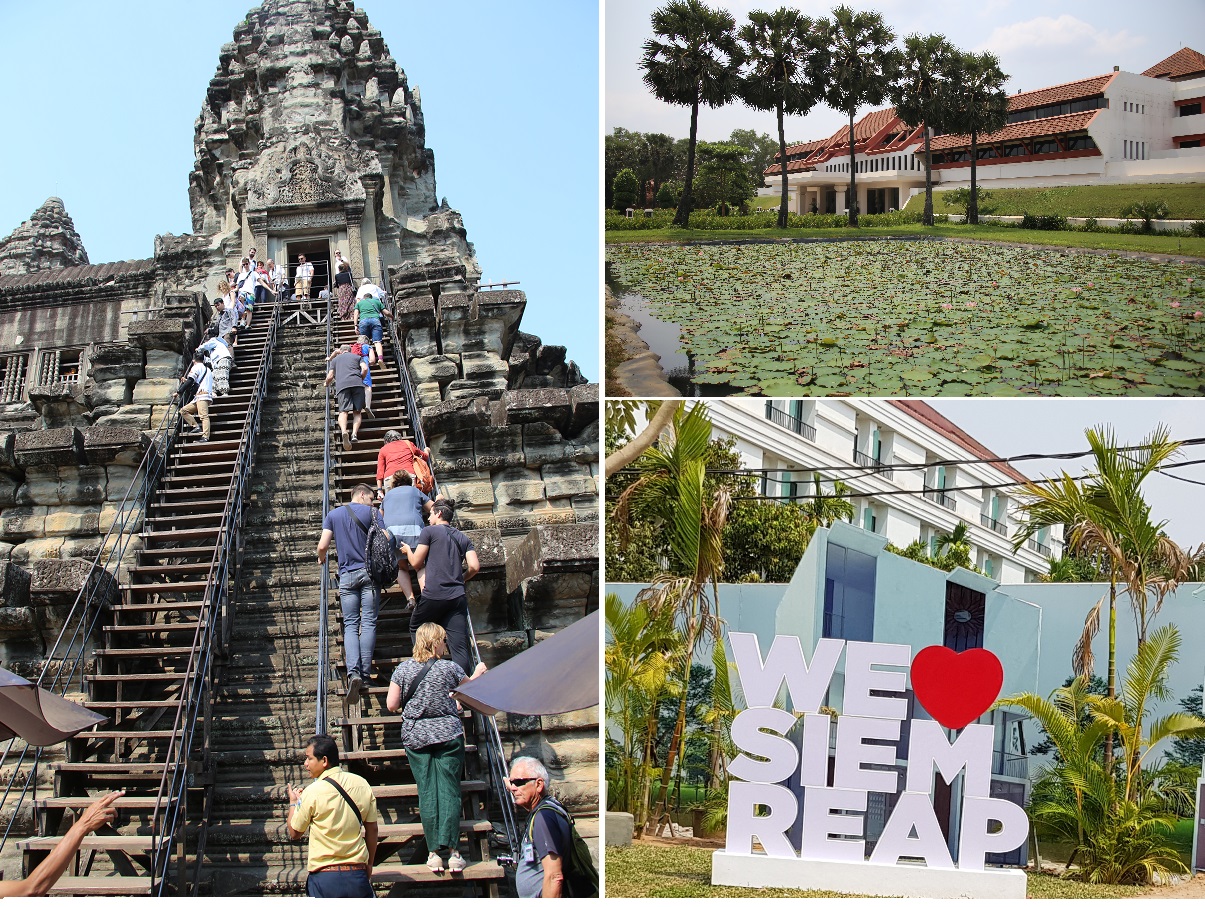 The stairway to heaven, Siem Reap & Hotel