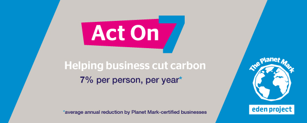 The Planet Mark - Act on 7 logo