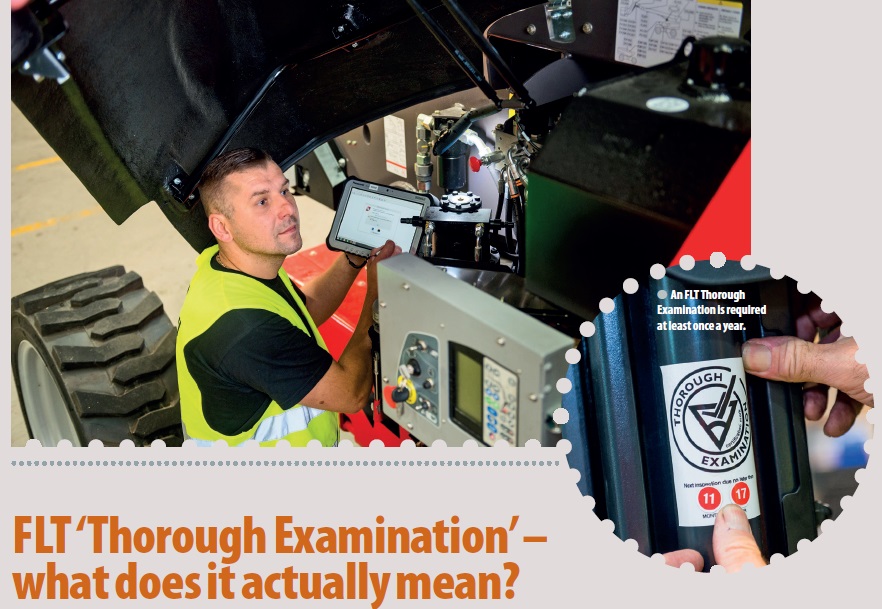 Fork Lift Truck Thorough Examination