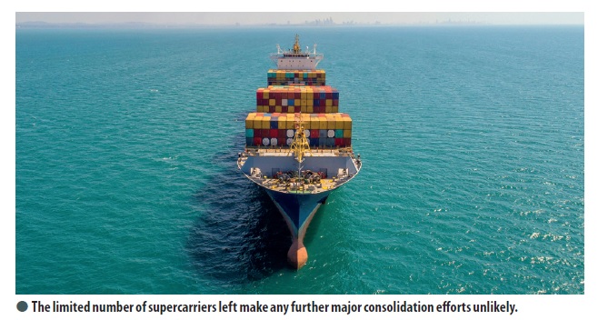 No more shipping mergers in 2018