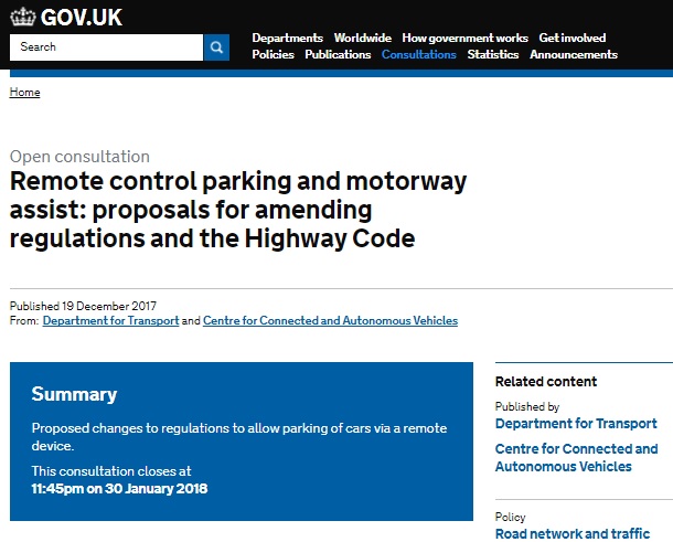 DfT consultation - amendments to the Highway Code DfT consultation - amendments to the Highway Code