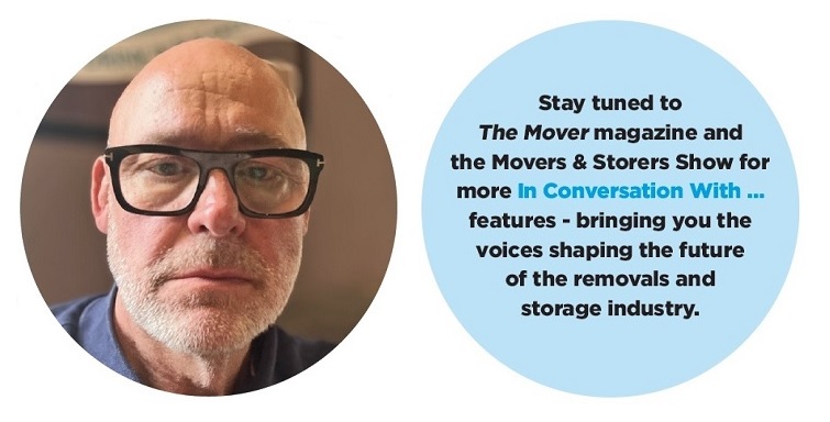 Richard Pegler, Publisher of The Mover magazine and Director of The Movers and Storers Show