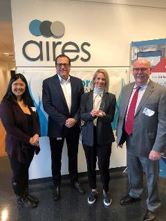 Aires staff with the BBB award