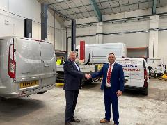 Tom Hudd, National Technical Manager, VBRA (left) and Will Reeves, Sector Development Manager at Logistics UK (right)