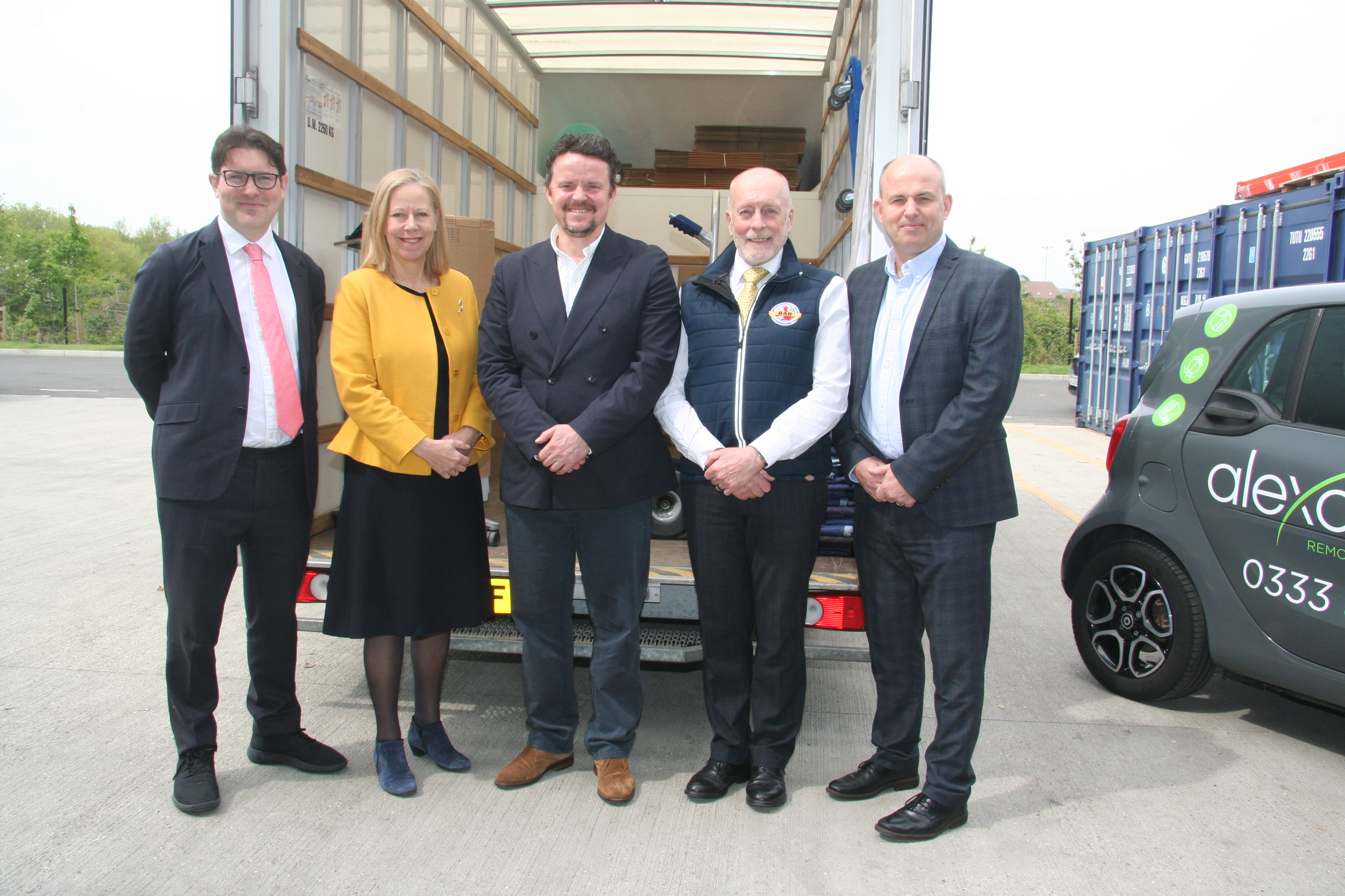 Andy Dakers, MP Ruth Cadbury, Alex Pope, Ian Studd, Alan Carpenter