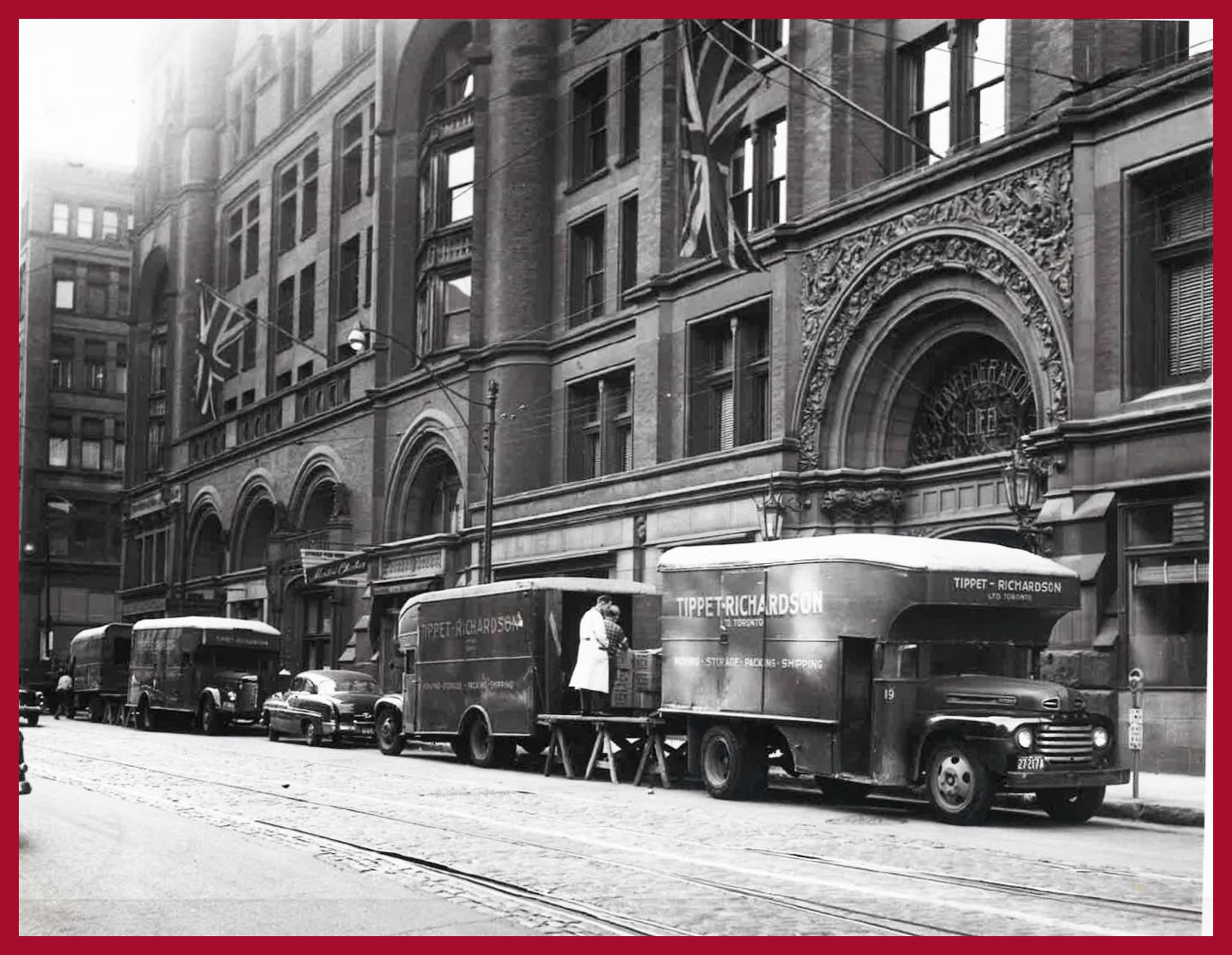 Tippet Richardson at work in the 1950s.