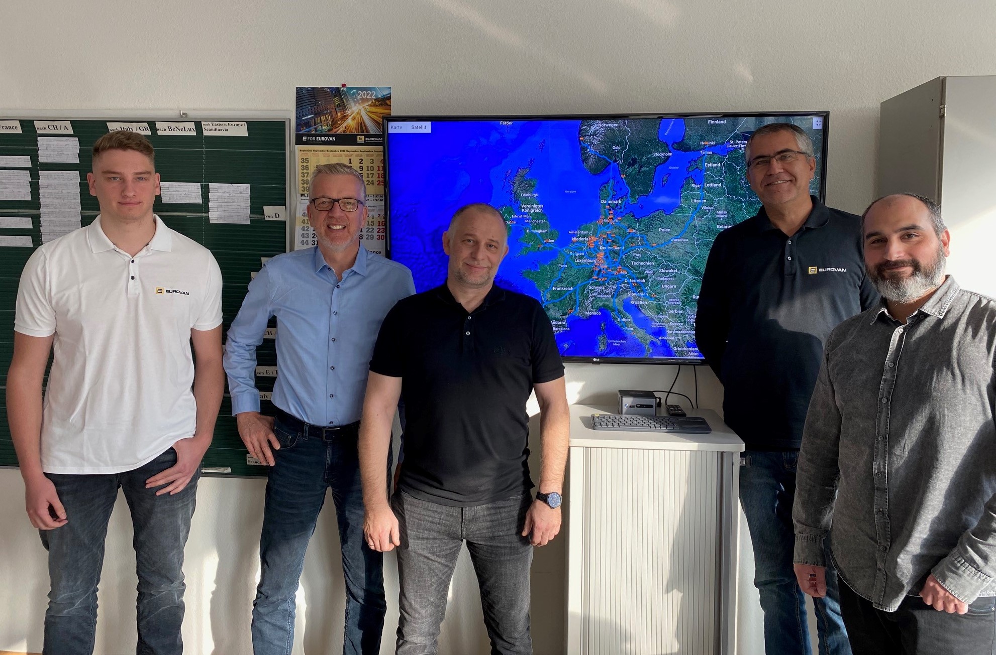 Left to right: Maurice Schöbel, Andreas Kölling, Eric Butz, Tobia Crisostomo, Alexandre Terán.