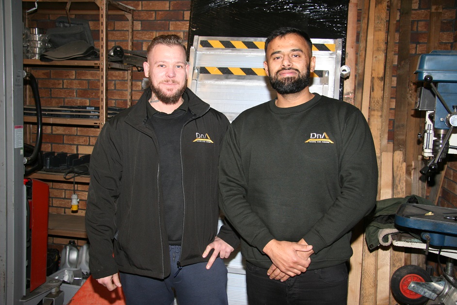 Darren Kendrick (left) and Anhar Miah