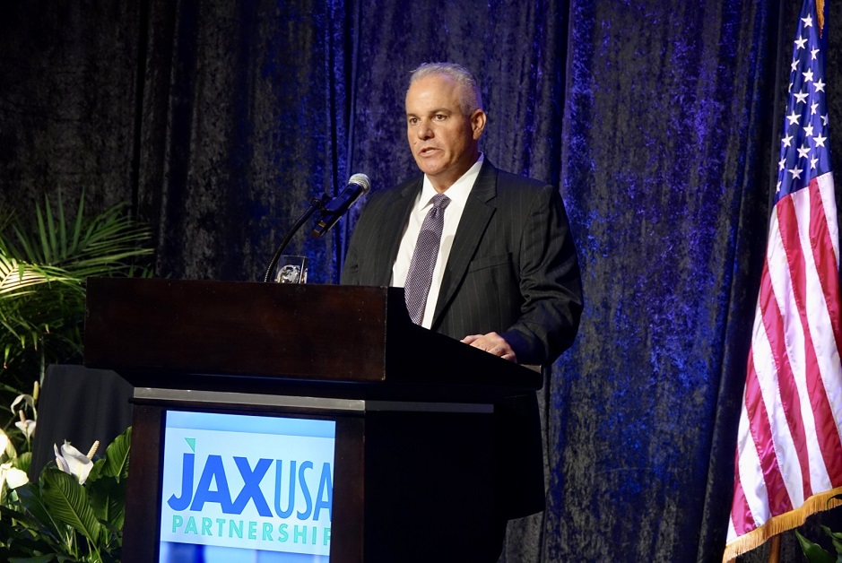 David Dance accepts JAXUSA Award