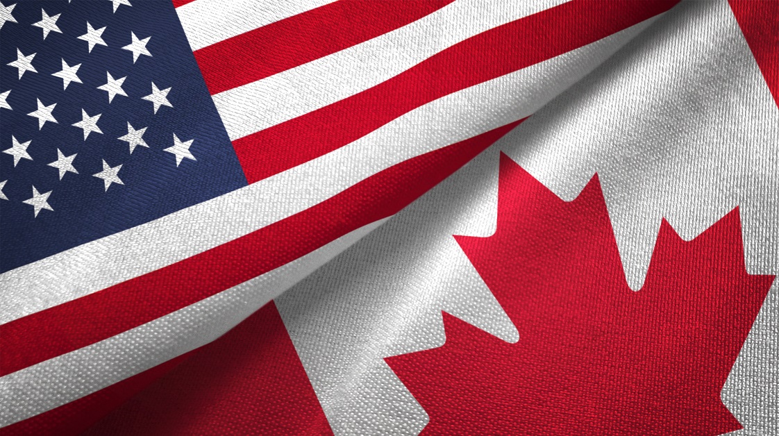 US-Canadian Flag 