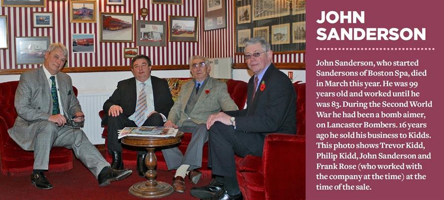 Trevor Kidd, Philip Kidd, John Sanderson and Frank Rose Trevor Kidd, Philip Kidd, John Sanderson and Frank Rose