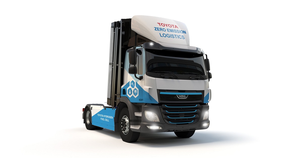Toyota hydrogen fuel cell truck 2