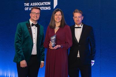 Clare Bottle at TAF awards Clare Bottle at TAF awards