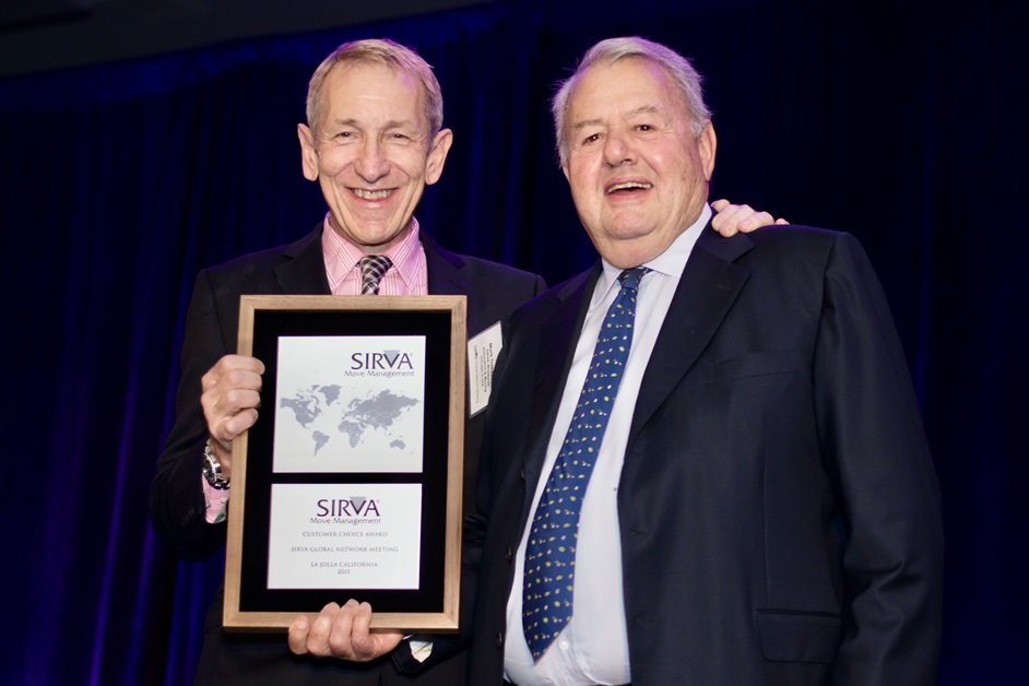 Enrico Frigo receiving the President's Award