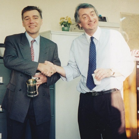 Glyn Thomas (left) and Steve Jordan