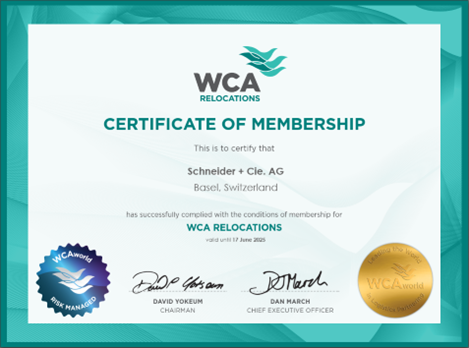 Schneider joins WCA Relocations