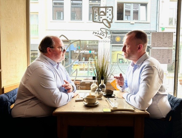 Bertil Durieux (left) and Andreas Eichinger