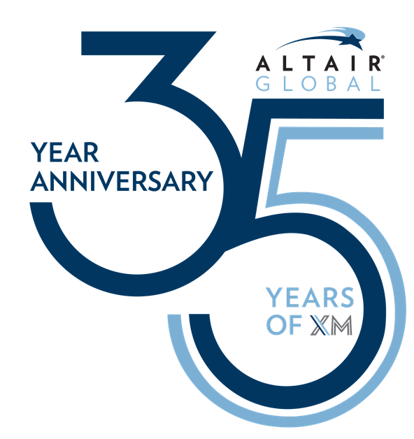 Altair Global 35th Anniversary Logo