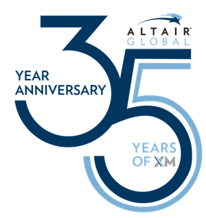 Altair Global 35th Anniversary Logo Altair Global 35th Anniversary Logo