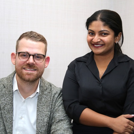 Lennert de Jong and Anu Dattani, IAM YP  