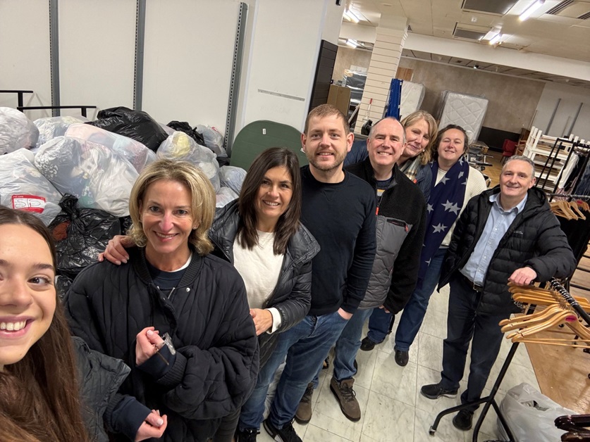 The Bishop’s Move team supporting the British Heart Foundation