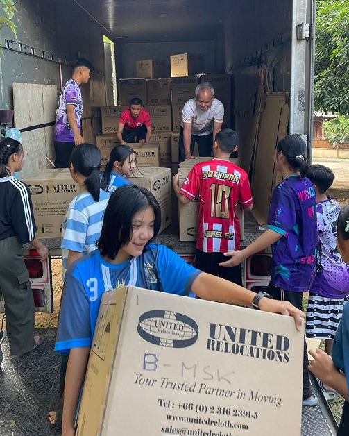 United Relocations (Thailand) Co Ltd supporting its local communities