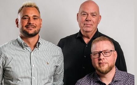 445x277 - Victor Helgogaard (left), Rene Hauge, Torben Taggaard (rear)
