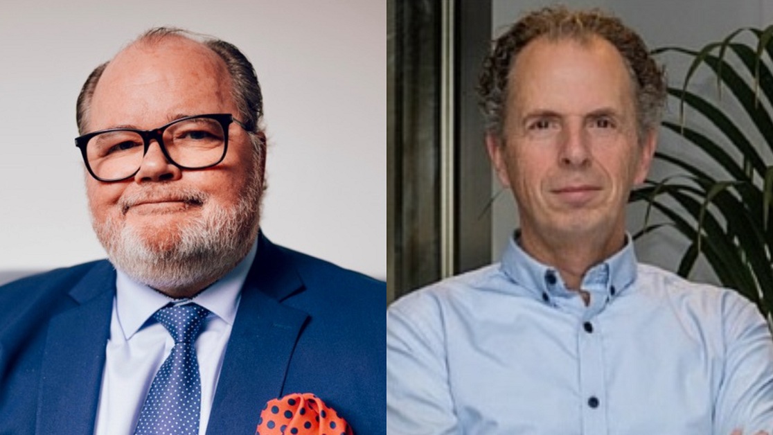 Bertil Durieux (left) and Jesse van Sas