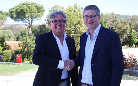 Geoff Watson (left) and Marcel Jorg