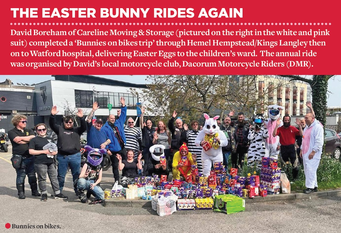 The Easter bunny rides again